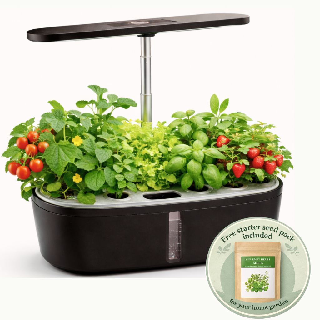 LiveLona Smart Indoor Hydroponic Garden System (12-Pod Home Grow